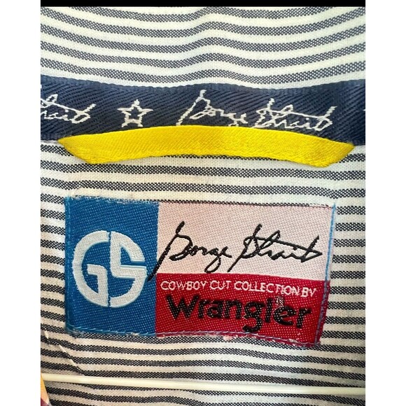 Wrangler George Straight Cowboy Cut Collection Short Sleeve Plaid Top Men's XXL - Picture 2 of 5